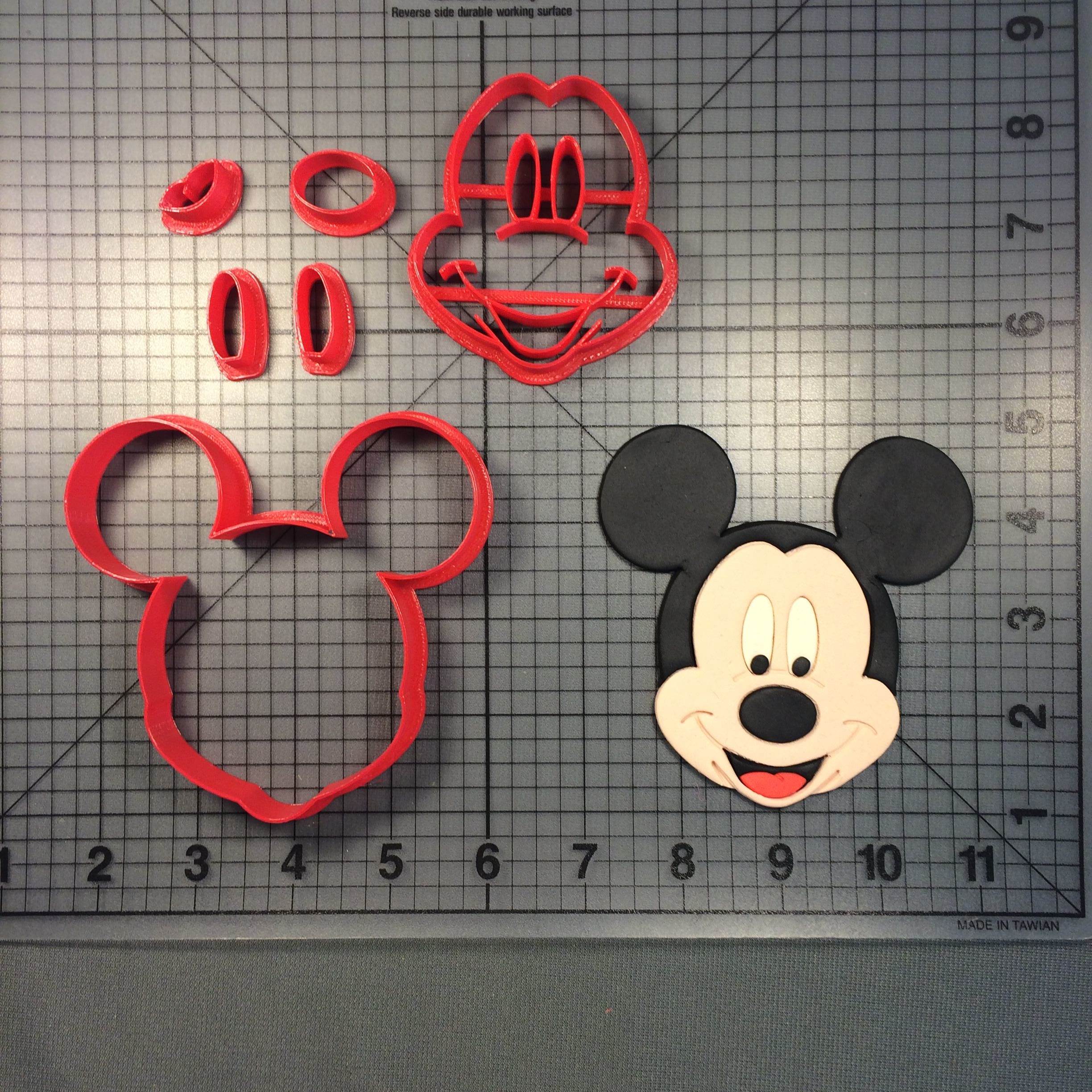 Pluto holding the number 1 one cookie cutter. Mickey Mouse club disney  cookie cutter fondant cutter - Things4Thinkers