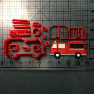 Fire Truck 266-B912 Cookie Cutter Set (4 inch)