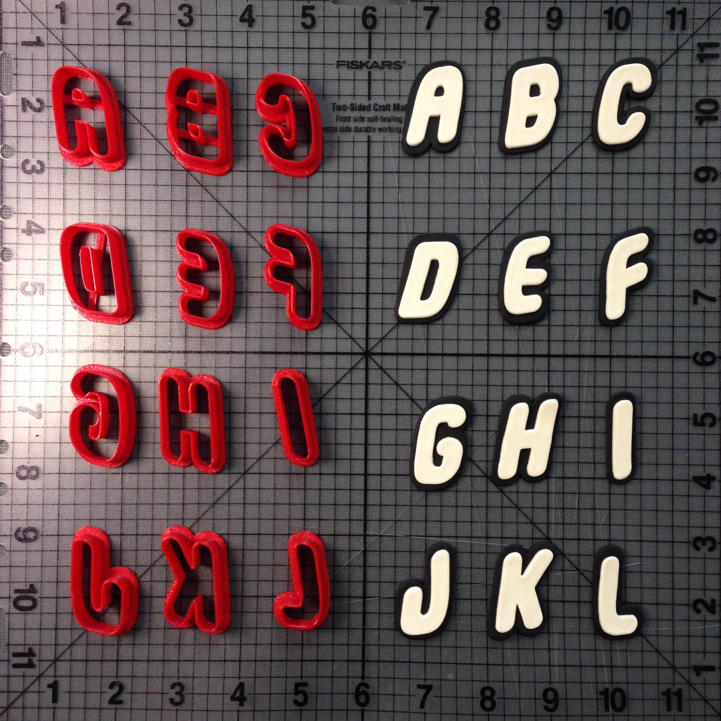 Red Sox Inspired Font Uppercase Cookie Cutters