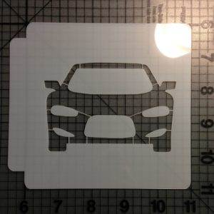 Car Front Stencil 100