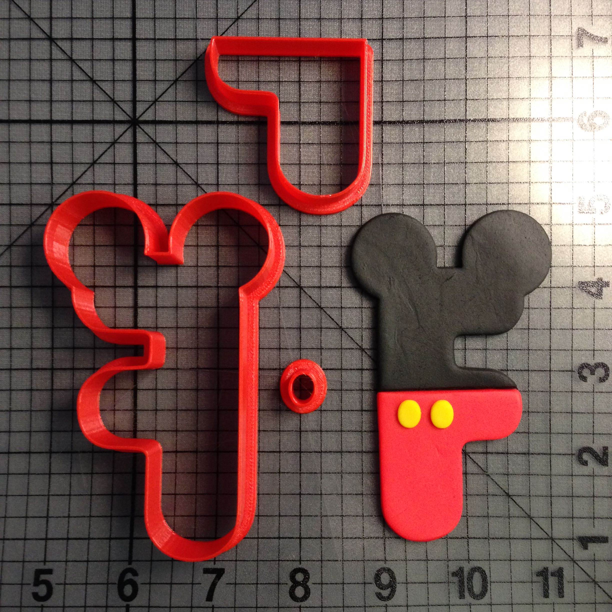 Mickey Hand Number 1 Cookie Cutter