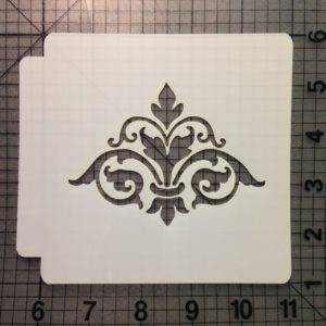 Damask Stencil 123