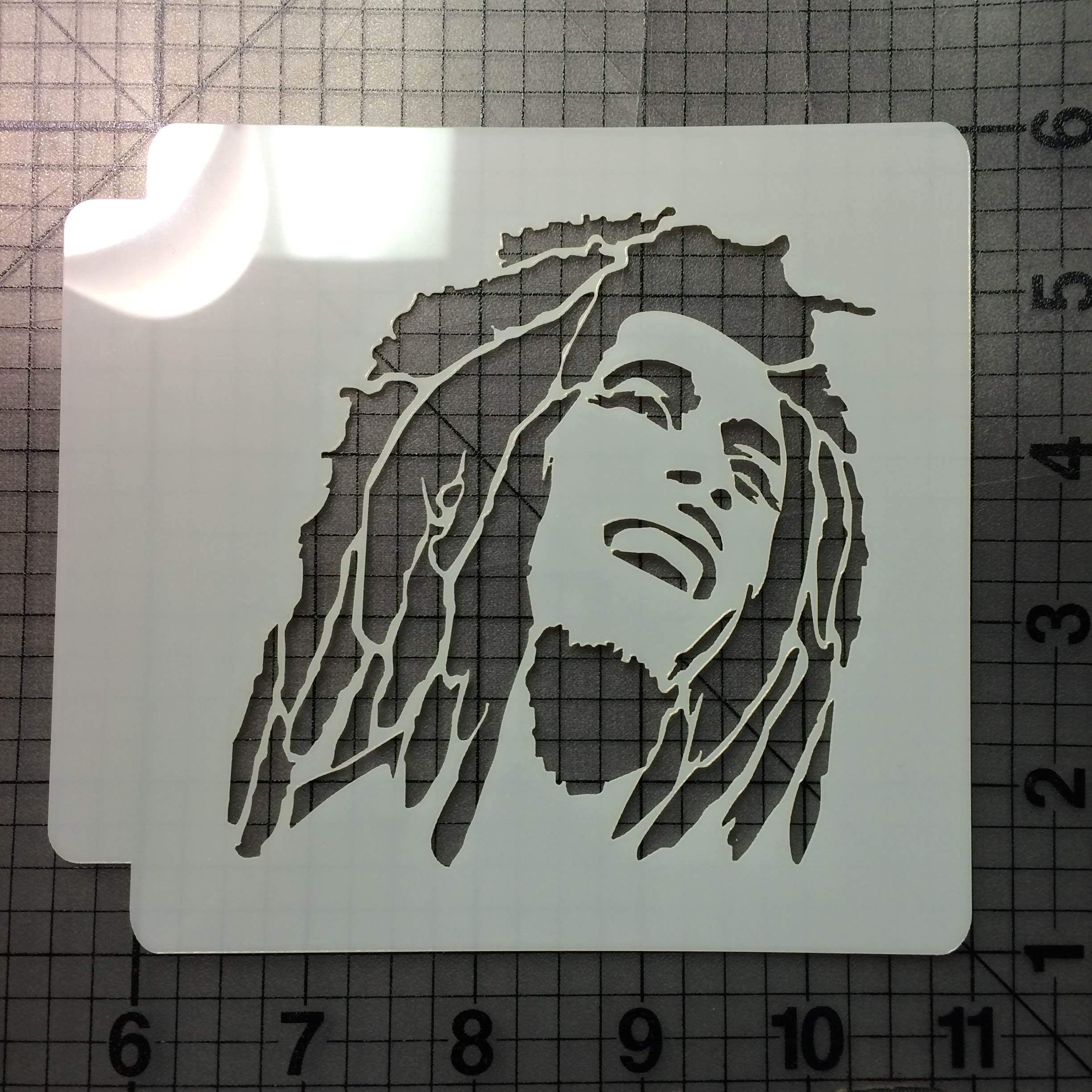 Bob Marley 100 Stencil