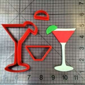 Martini Glass 100 Cookie Cutter Set