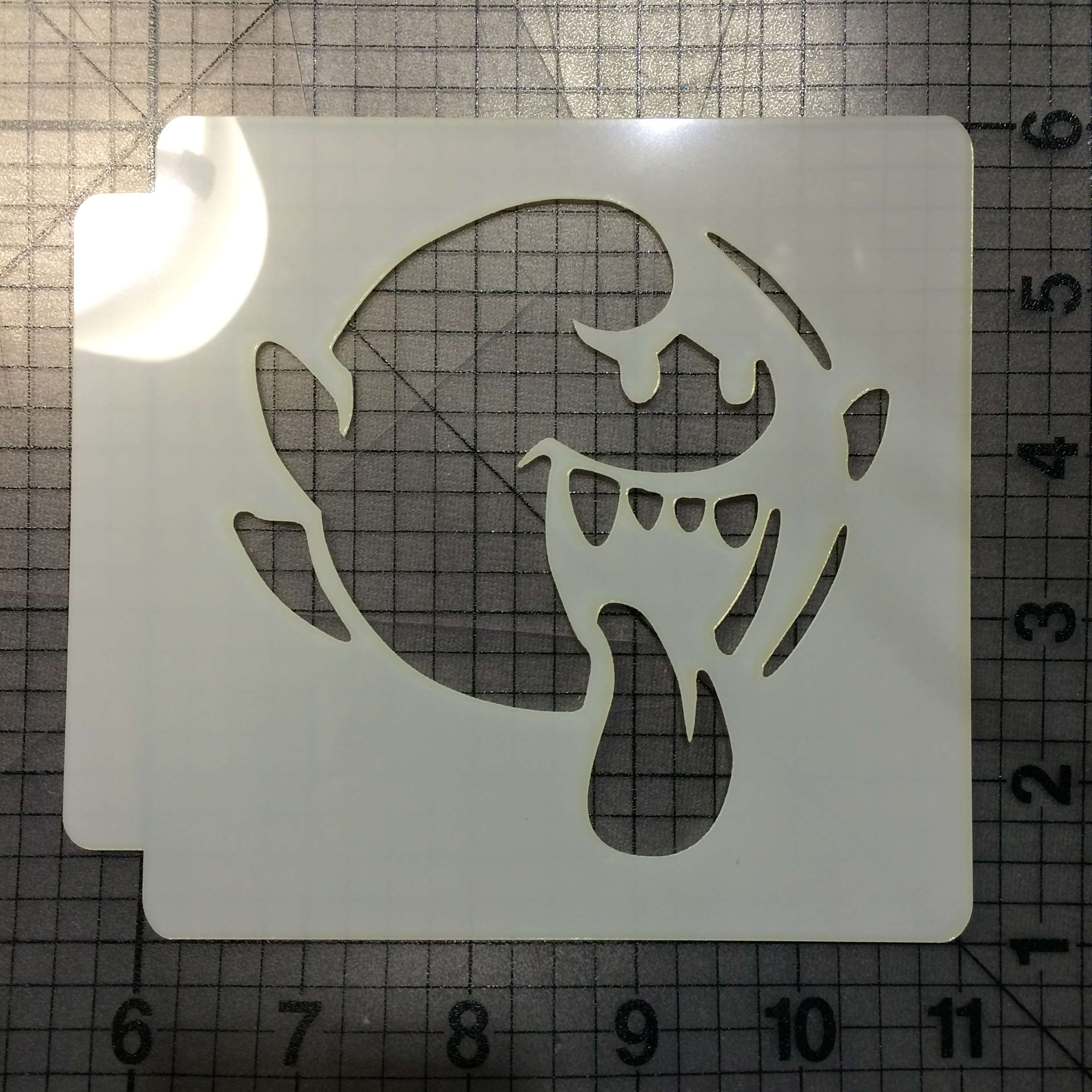 mario ghost stencil