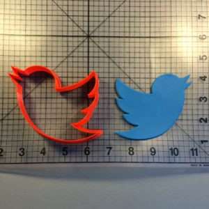 Twitter Logo 101 Cookie Cutter