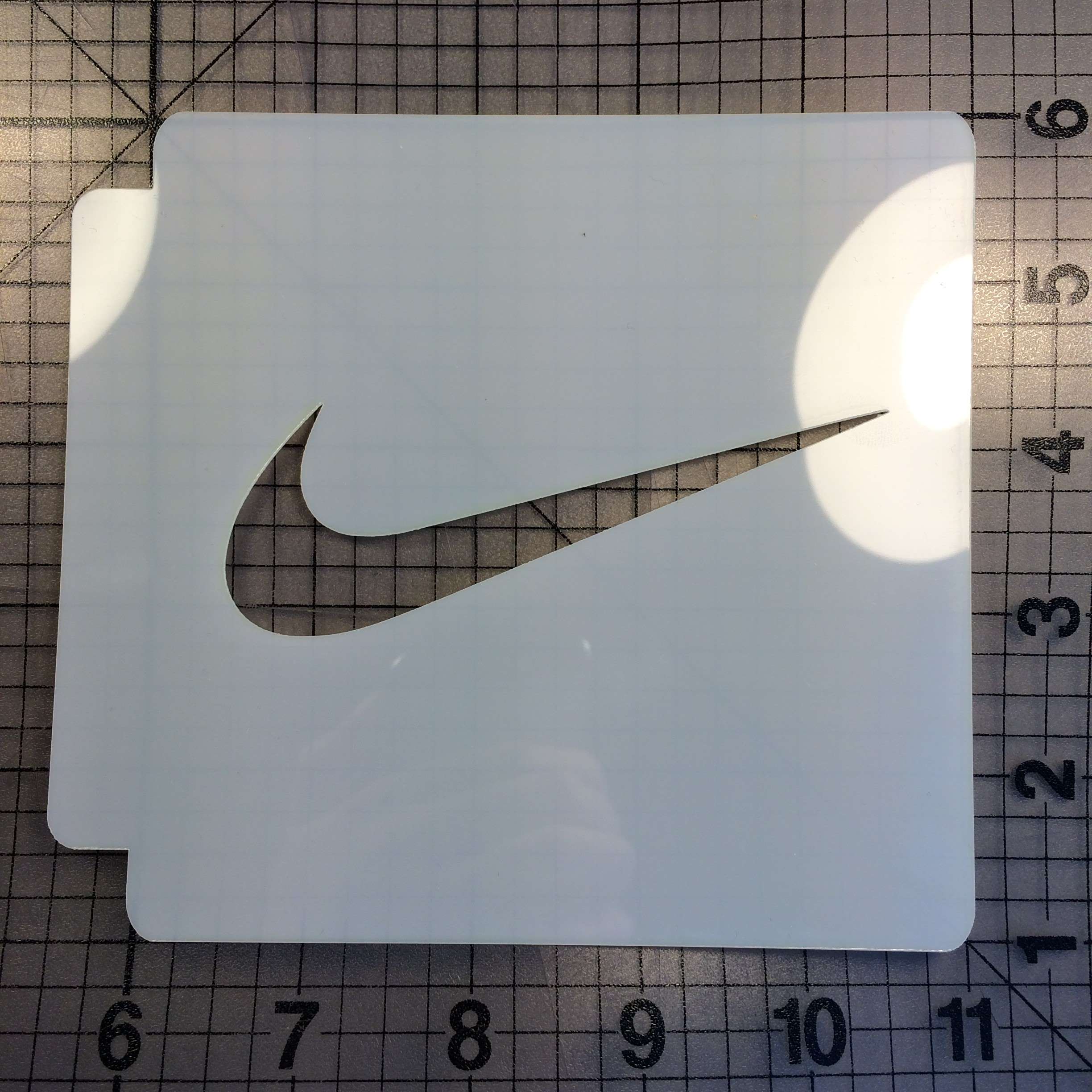 Cambiable cuatro veces Espesar Nike Swoosh 783-B782 Stencil | JB Cookie Cutters