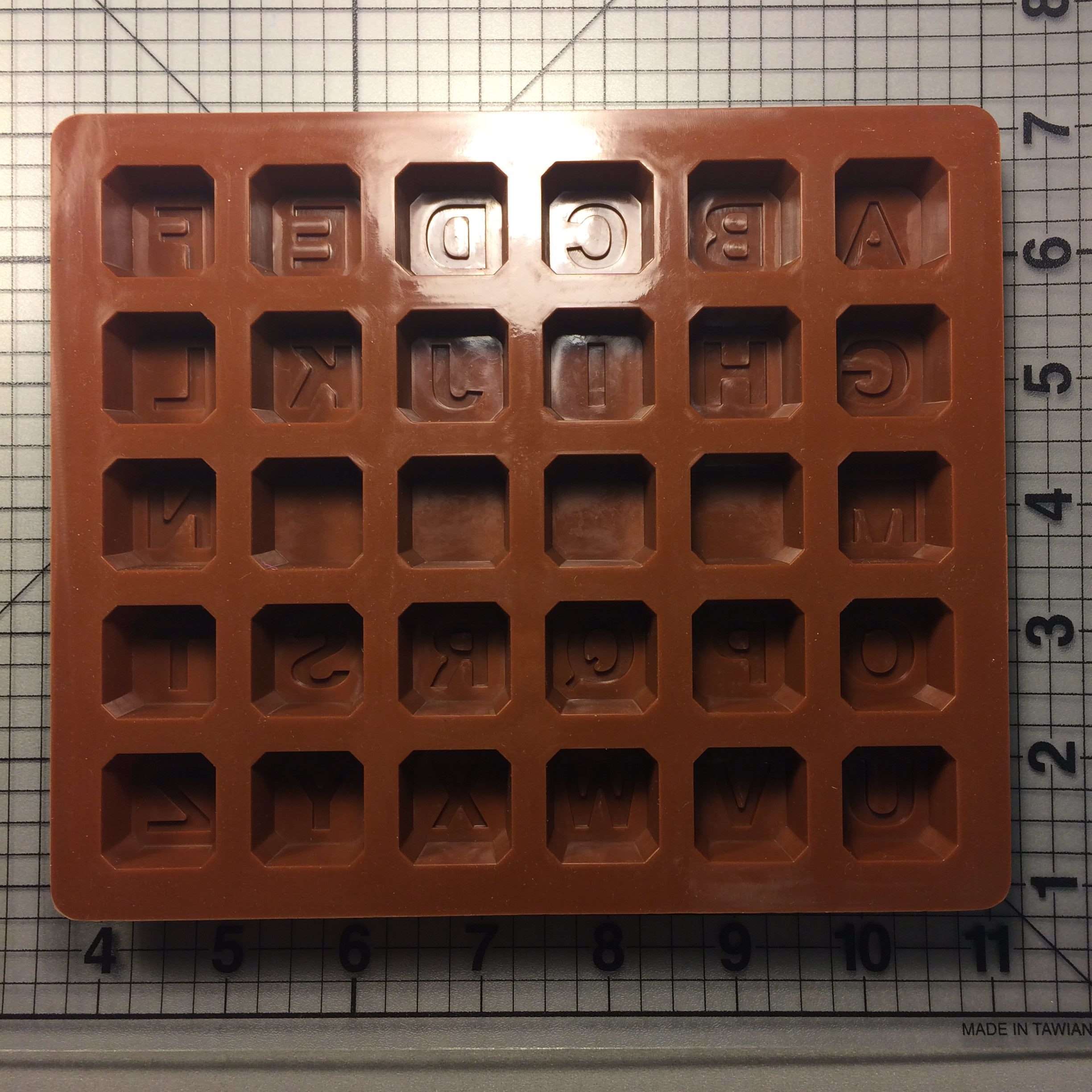 Chocolate Mold: Letters