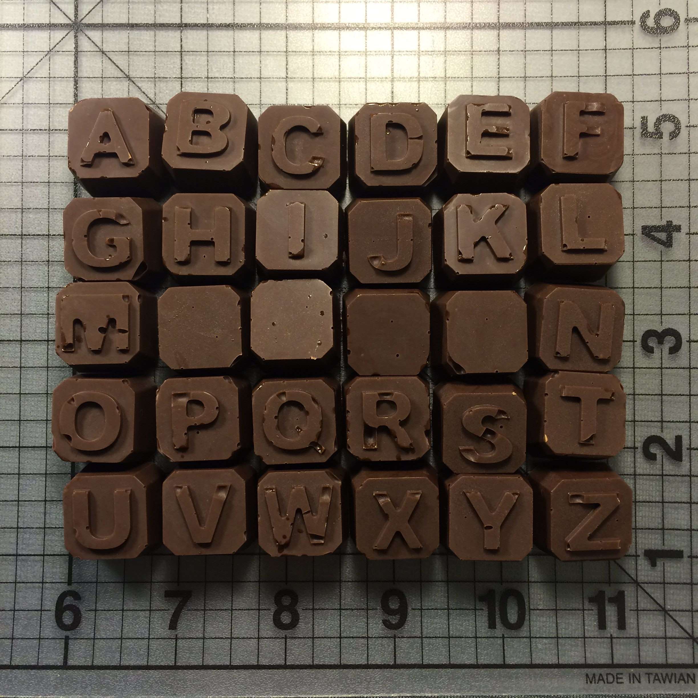 Alphabet Chocolate Mold 3d Silicone Mold Uppercase Letters - Temu