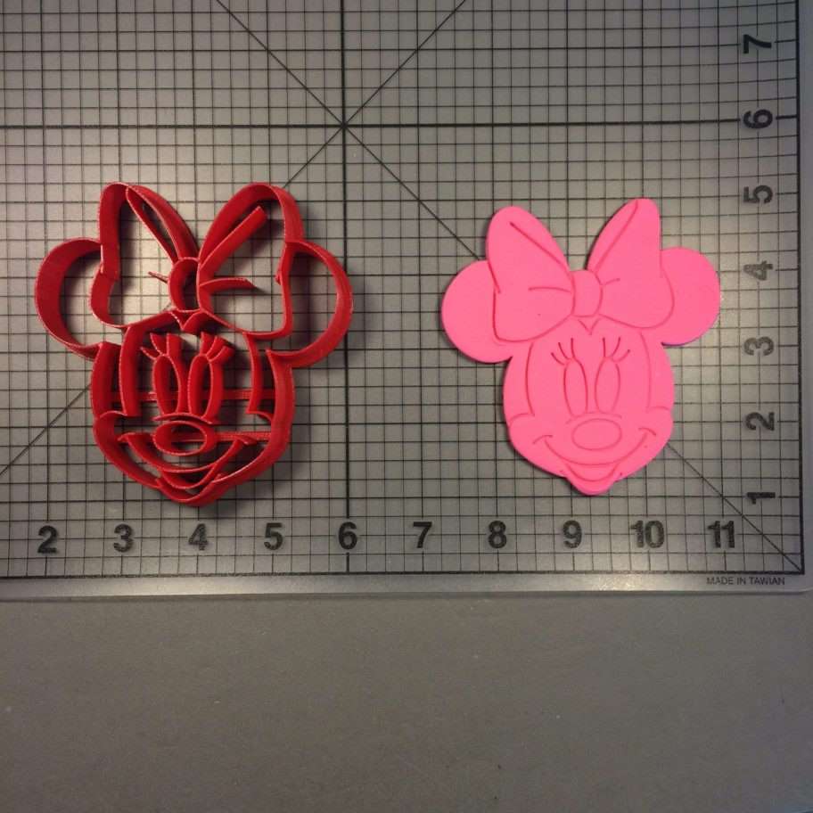 Minnie Mouse Head 101 Cookie Cutter | JB Cookie Cutters