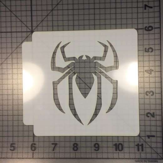 Spiderman Logo 100 Stencil | JB Cookie Cutters