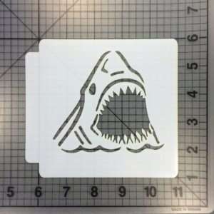 shark mouth stencil