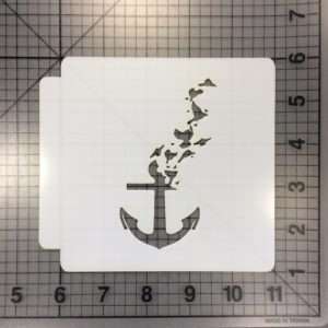 Anchor of a Feather Stencil 100