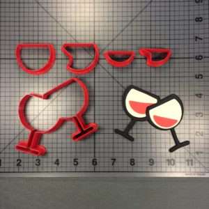 Wine Glasses 101 Cookie Cutter Set