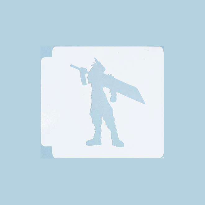 cloud strife stencil