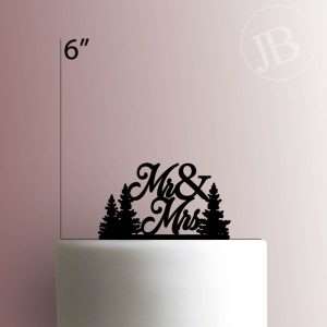 Forest Mr & Mrs 225-459 Cake Topper