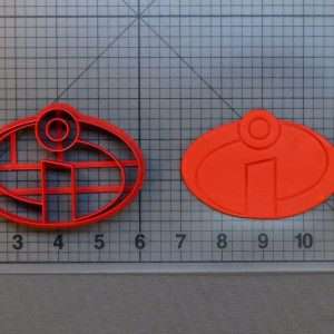 The Incredibles Logo 266-A943 Cookie Cutter