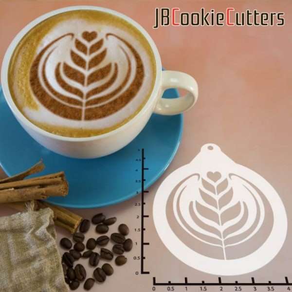 Latte Art Stencils Buy Coffee Stencils Online Jb Cookie Cutters