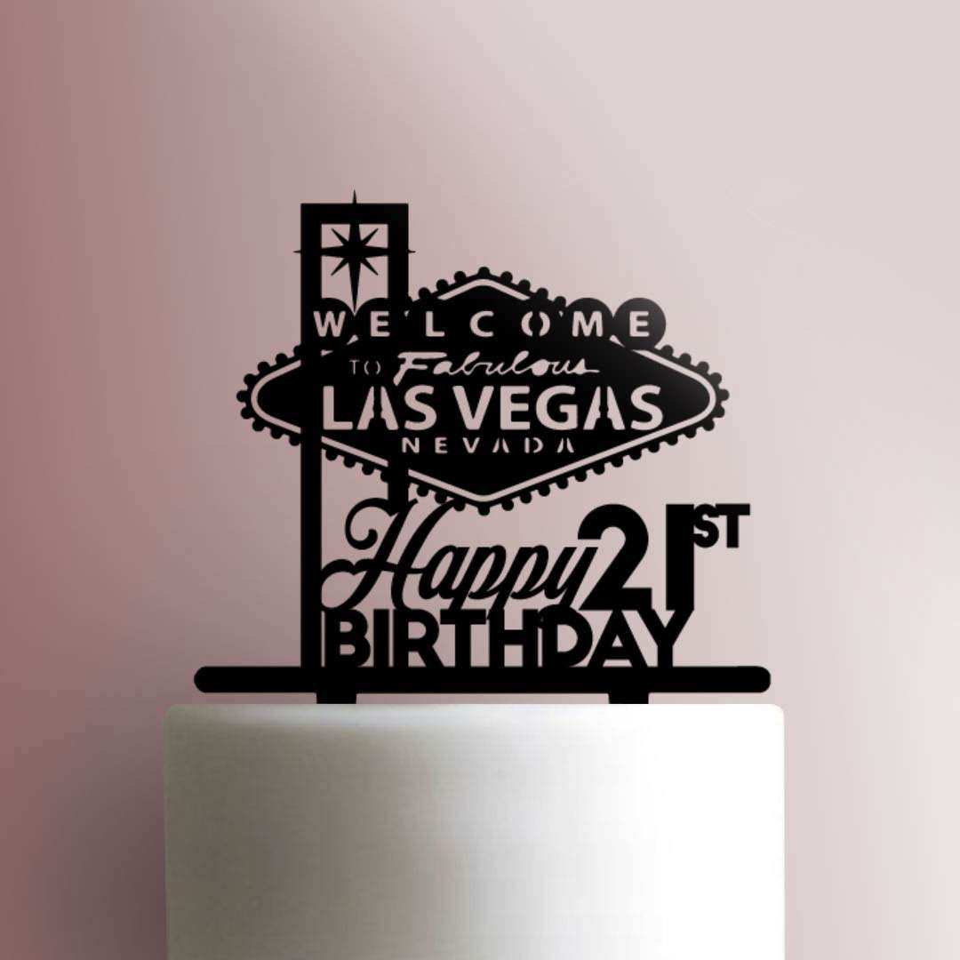 Custom Birthday Card - Las Vegas - Welcome to Fabulous Las Vegas -  Personalize - Las Vegas Welcome Sign