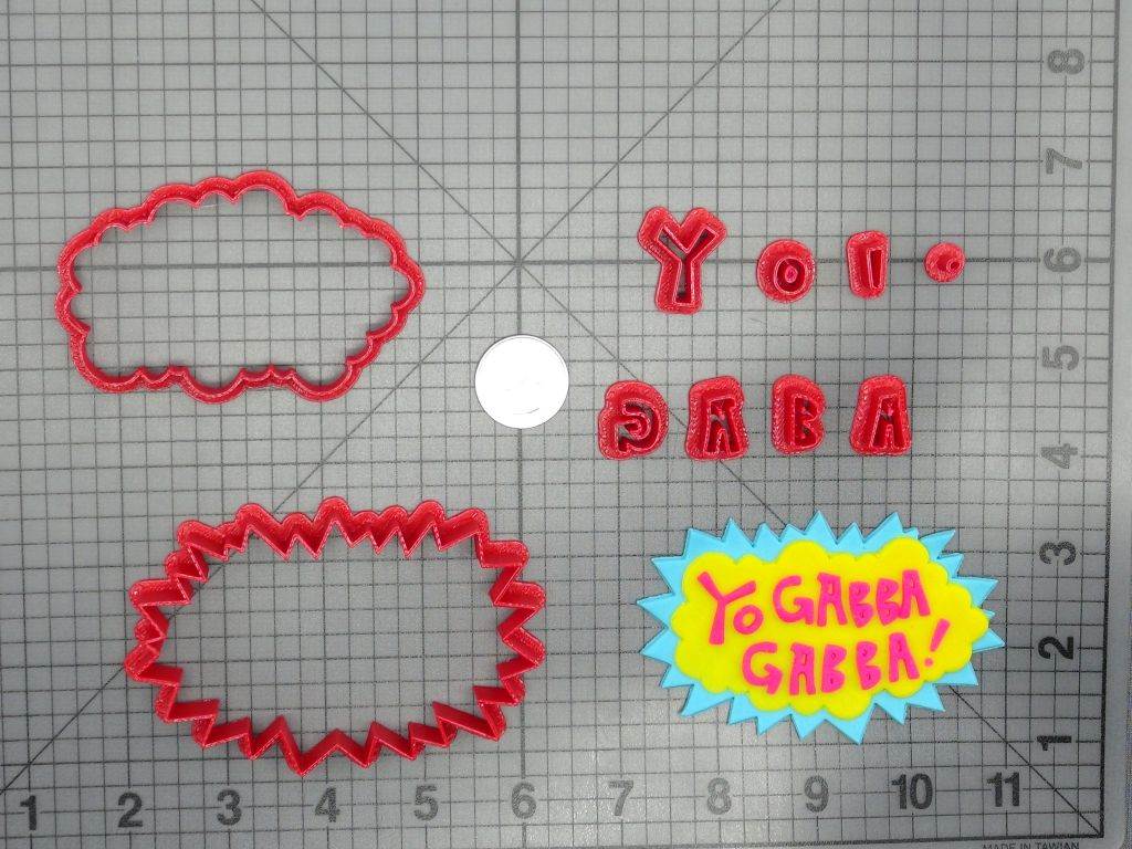 Yo Gabba Gabba Logo 266-D476 Cookie Cutter Set