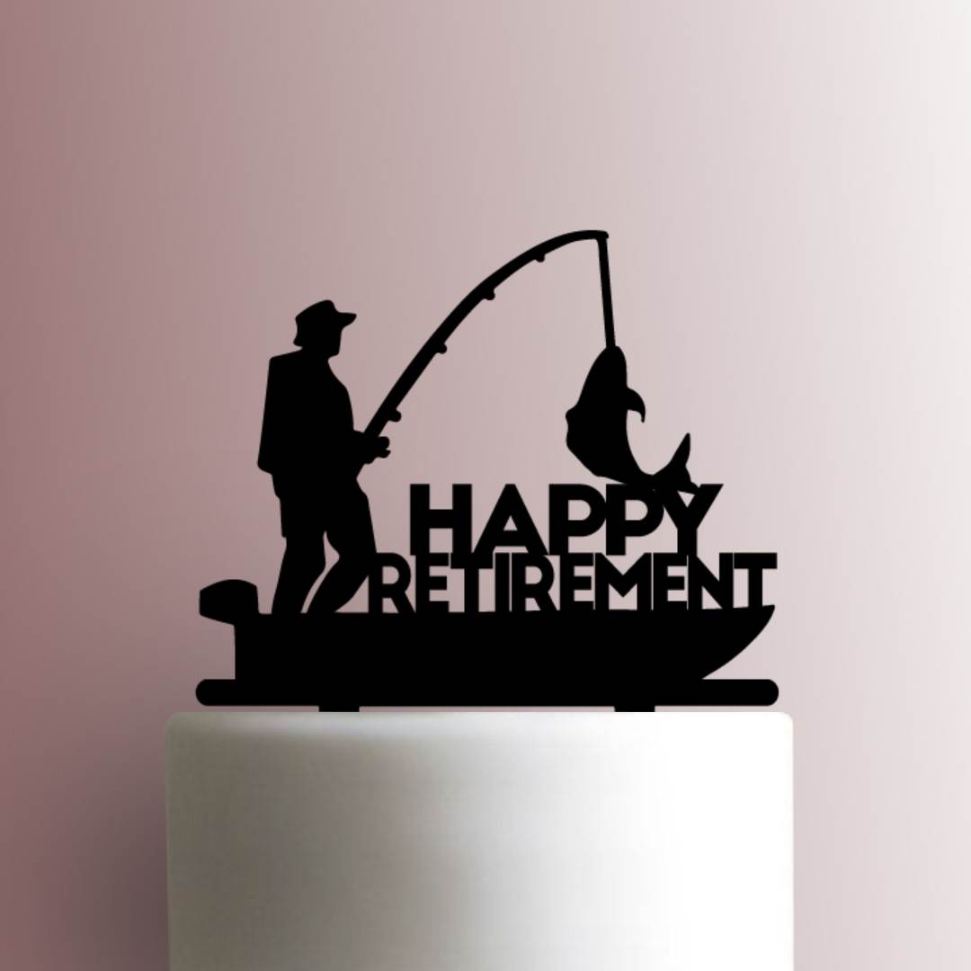 Free Free 99 Happy Retirement Cake Topper Svg Free SVG PNG EPS DXF File