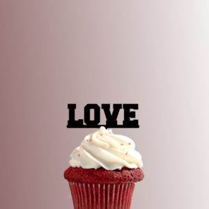 Love 228-320 Cupcake Topper