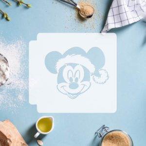 Christmas - Mickey Mouse and Minnie Mouse Head 783-D967 Stencil