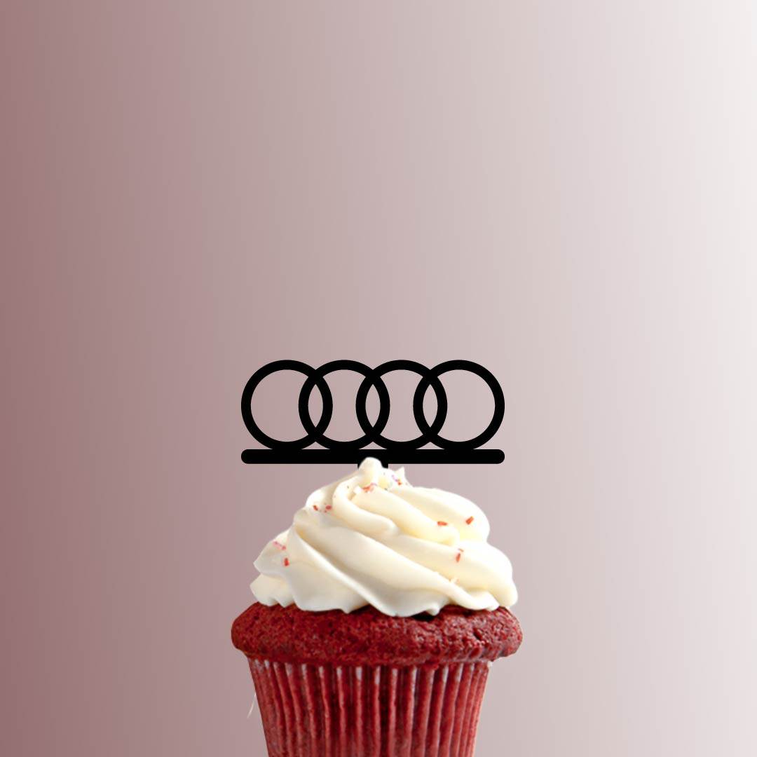 JB Audi Logo 228 439 Cupcake Topper