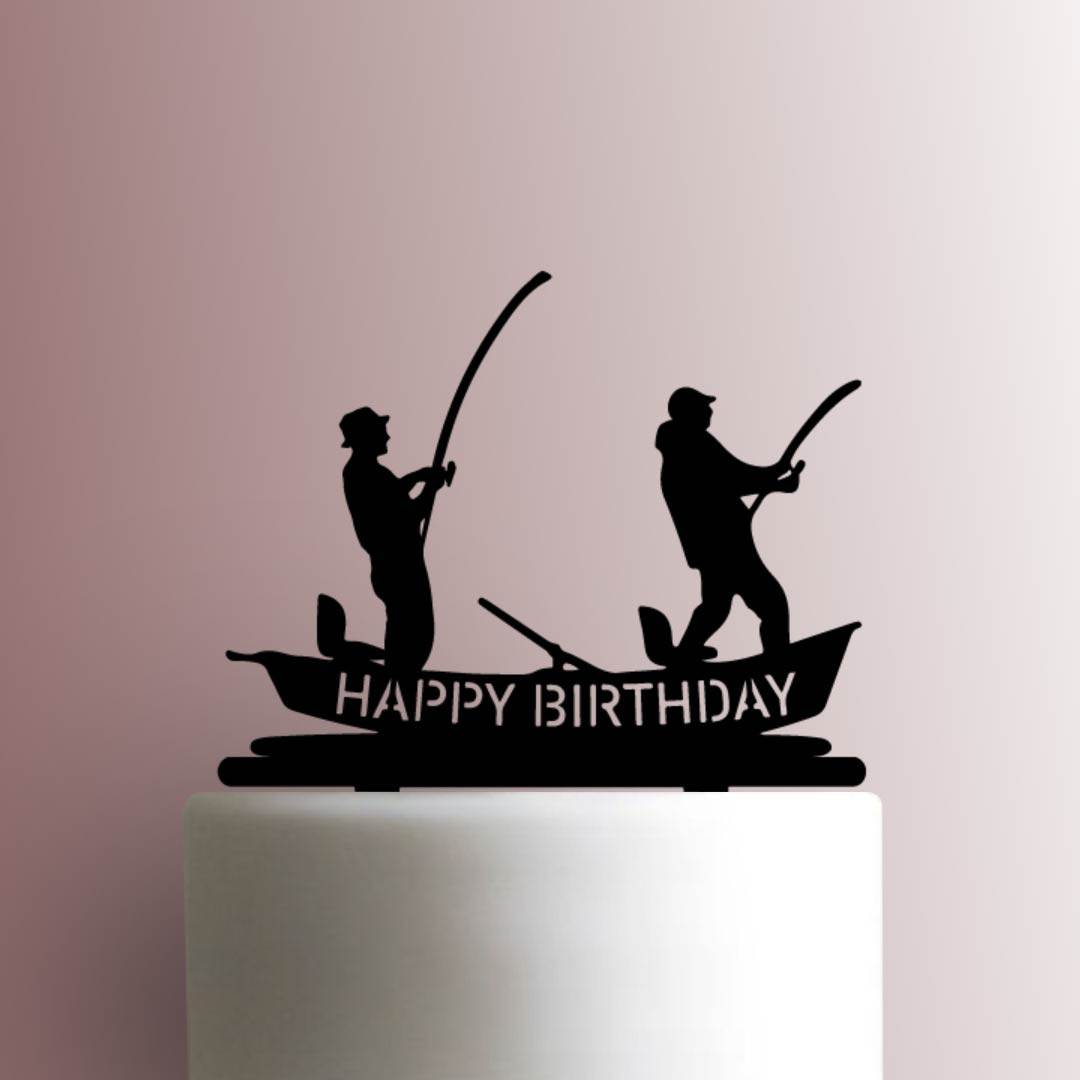 backside  Fishing wedding cake toppers, Fishing wedding cakes