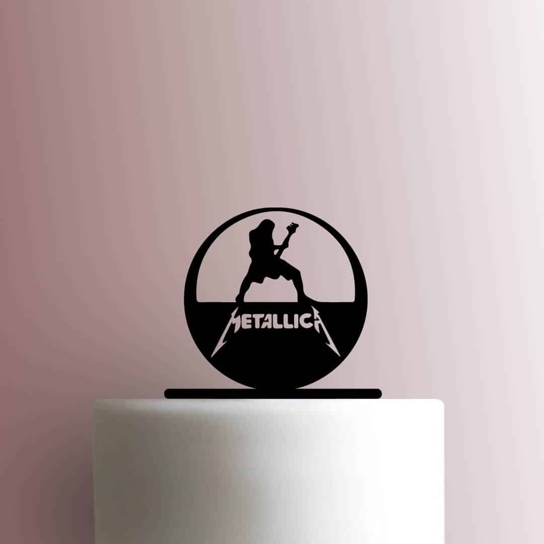 Amazon.com: Cakecery Classic Rock Band Metallica Themed Edible Cake Topper  Sheet Image Print Round : Grocery & Gourmet Food