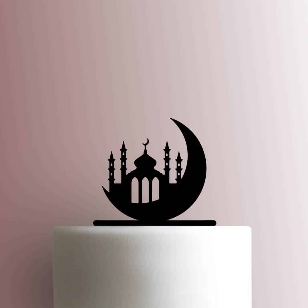 Ramadan - Mosque on Moon 225-B508 Cake Topper | JB Cookie Cutters
