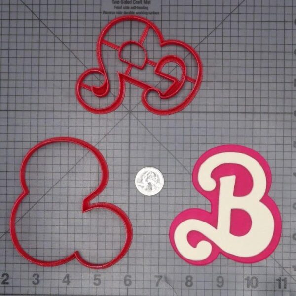 Barbie B Logo 266-J420 Cookie Cutter Set | JB Cookie Cutters