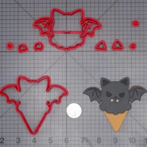 Halloween - Bat Ice Cream 266-J383 Cookie Cutter Set