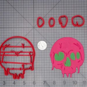 Skull Melting 266-J484 Cookie Cutter Set