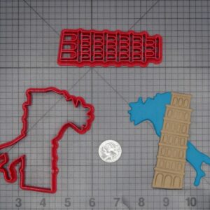 Leaning Tower of Pisa Italy 266-K565 Cookie Cutter Set